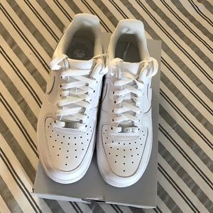 Only worn once-women’s Air Force 1. Size 8.5.
